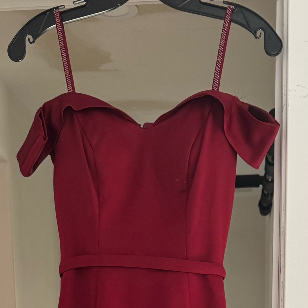 Elegant GLow Red Women's Gown